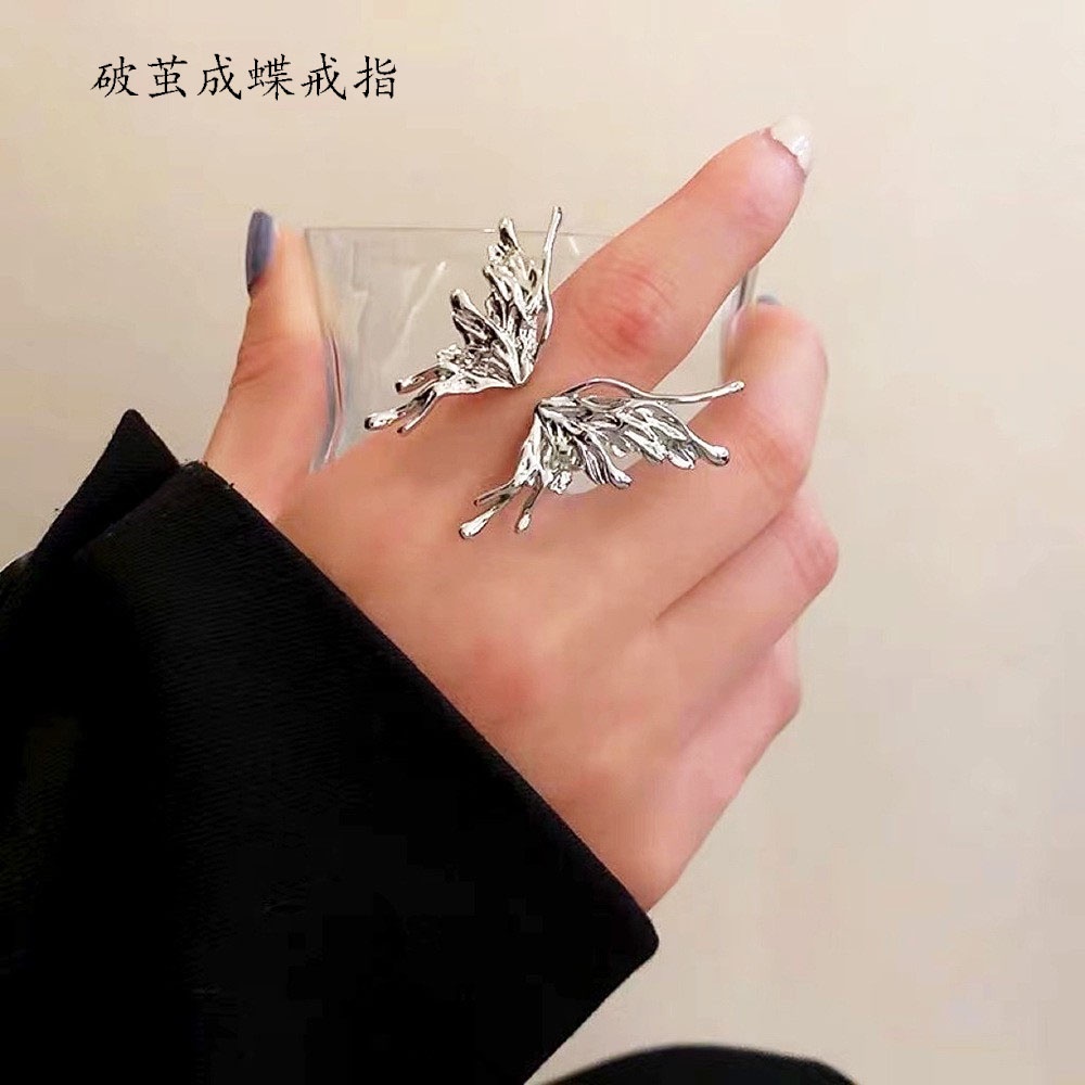 Nhẫn Hình Bướm Có Thể Điều Chỉnh Kích Cỡ Thời Trang Dành Cho Nữ
