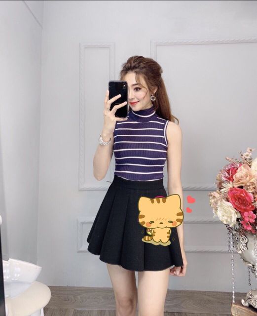 🎁 Tặng Khẩu Trang) Áo 3 lỗ cổ lọ chuẩn phom chuẩn mẫu chụp 💯% thật