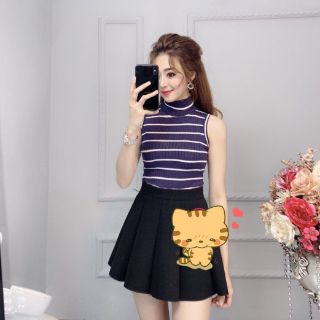 Áo thun cổ lọ