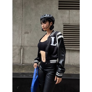 [1]áo khoác croptop oversize lucie