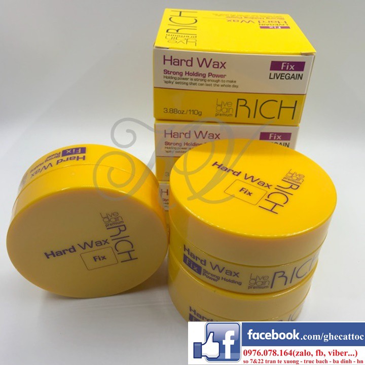 SÁP VUỐT TÓC LIVEGAIN SIÊU CỨNG HARD WAX FIX