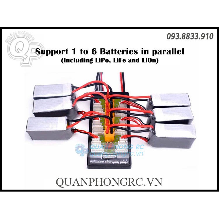 Vĩ sạc 6 pin cho sạc B6 - ISDT