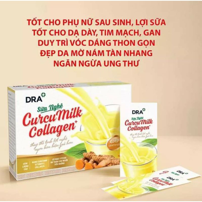 Sữa nghệ Curcumilk Collagen dành cho phụ nữ sau sinh