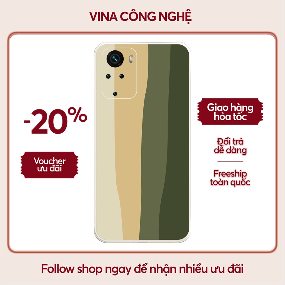 Ốp lưng Xiaomi Redmi 10/Redmi 9T/Poco X3/....dẻo cạnh vuông bảo vệ camera hình Cầu vồng