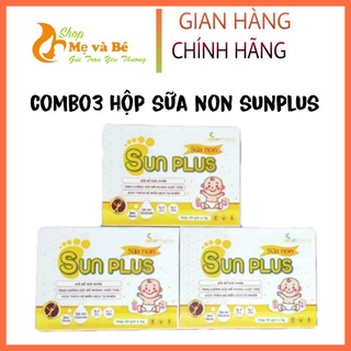 Liệu trình 3 hộp  Sữa Non Sunplus, Giúp Bé Ngủ Ngon, Tăng Đề Kháng, Giảm Ốm Vặt, Phát Triển Chiều Cao và Trí Não