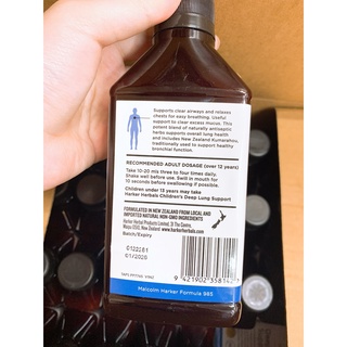 Thải Độc Phổi Bổ Phổi Cho Bé Harker Deep Lung Support 250ml