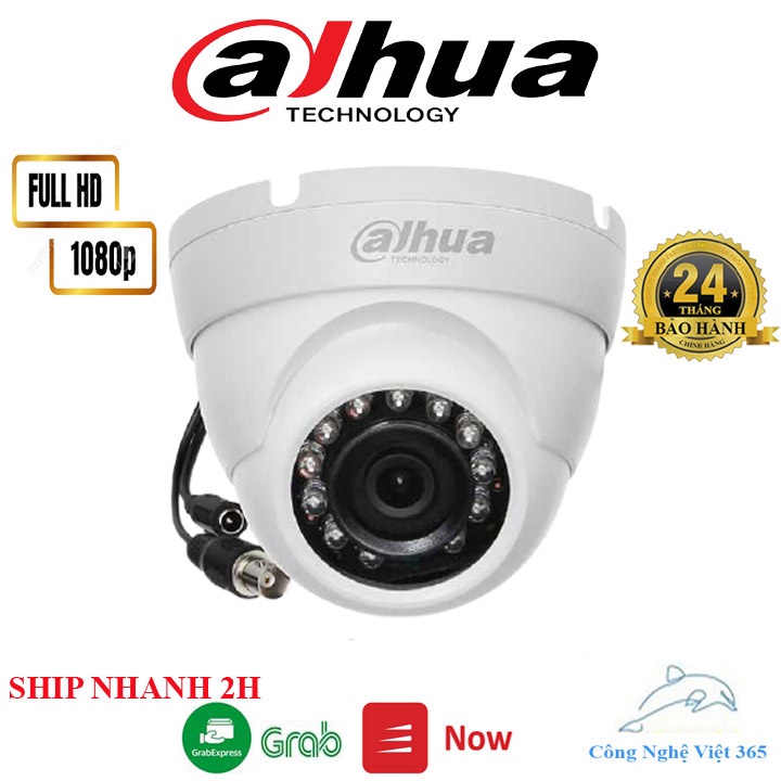 Camera an ninh DAHUA HAC-1200MP HDCVI 2MP Tính năng Chống Ngược Sáng,Hình ảnh Sắc Nét,Chống Thấm Nước- BH 24TH