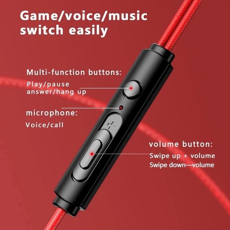 Tai nghe nhét tai có dây TZUZL G3000 jack 3.5mm kèm mic thích hợp cho điện thoại thông minh