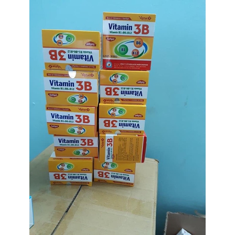 Viên uống Vitamin 3B B1-B6-B12 (hộp 100 viên)