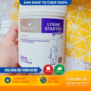 Lysine BỘT Bio Island phát triển chiều cao cho bé từ 6 tháng tuổi - xuất xứ Úc