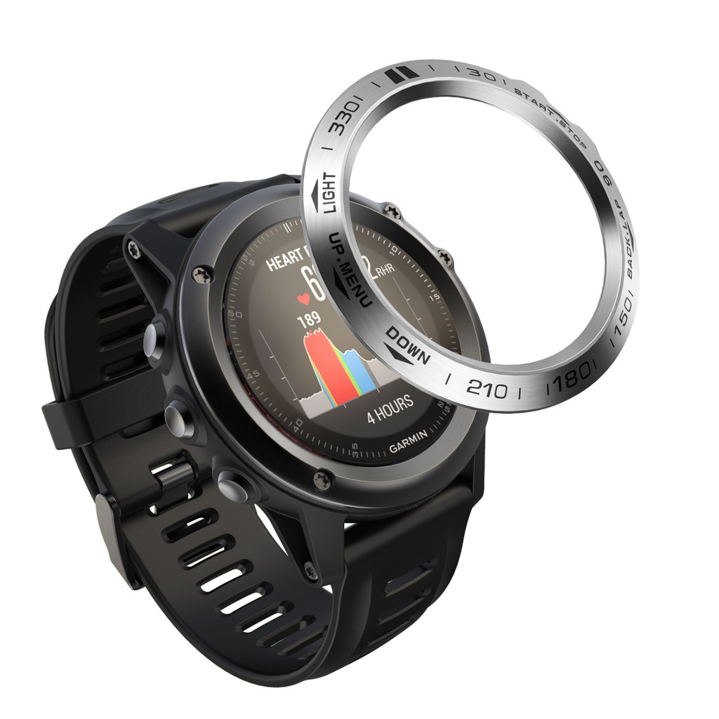 Vòng bezel bằng thép không gỉ dán bảo vệ mặt đồng hồ Garmin Fenix 3 / Fenix 3 HR