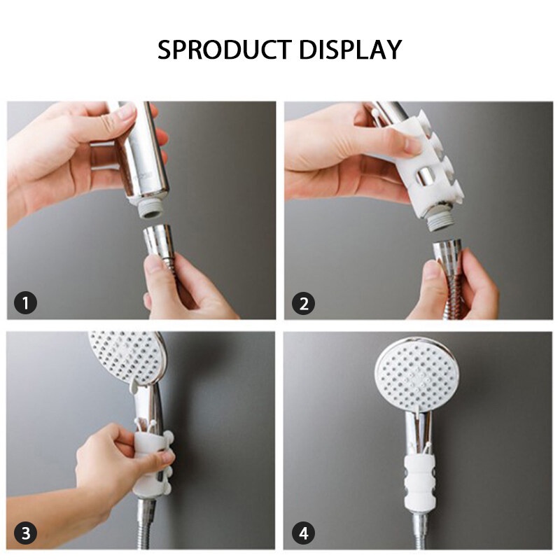 Hít silicon treo vòi hoa sen hình sâu