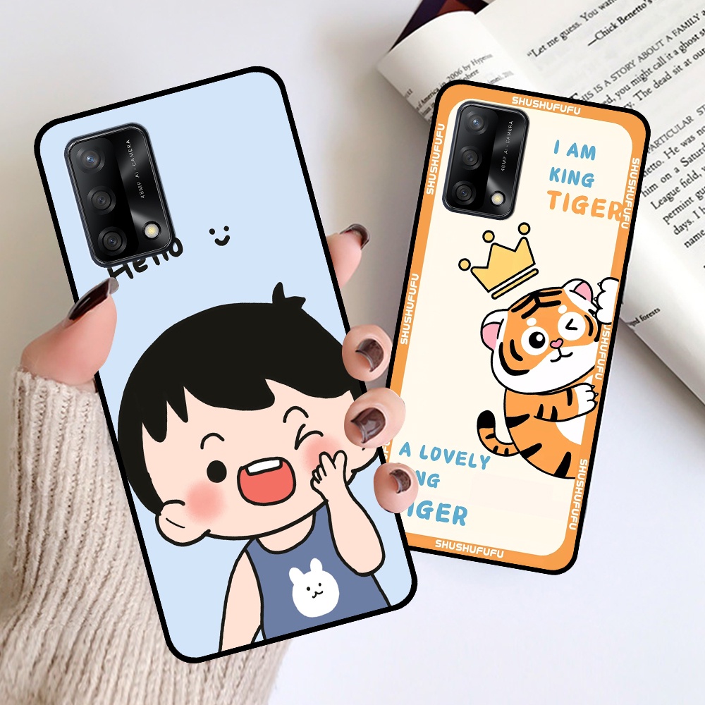 Ốp Oppo A54 / A74 / A95 4G in hình mickey, hổ, kingtiger siêu rẻ T19 - T24