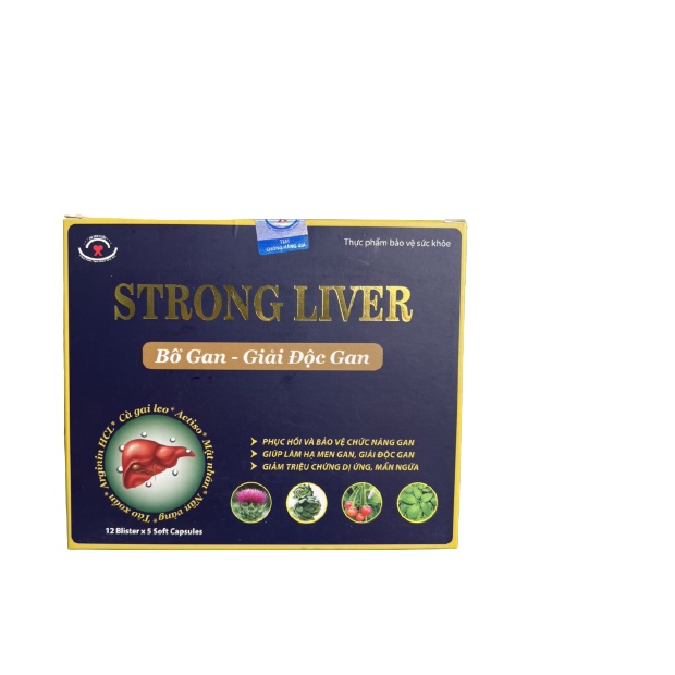 Viên Uống Strong Liver Bổ Gan Giải Độc Gan Phục Hổi Và Bảo Vệ Chức Năng Gan