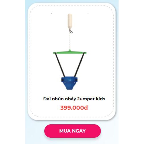 Dây Đai Xích Đu Nhún Nhảy Tập Đi jumperkid