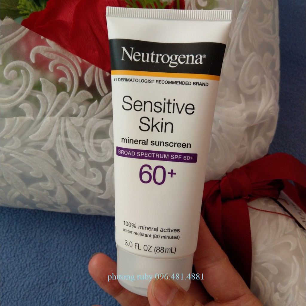 Kem Chống Nắng Neutrogena Sensitive Skin Sunscreen SPF60 88ml