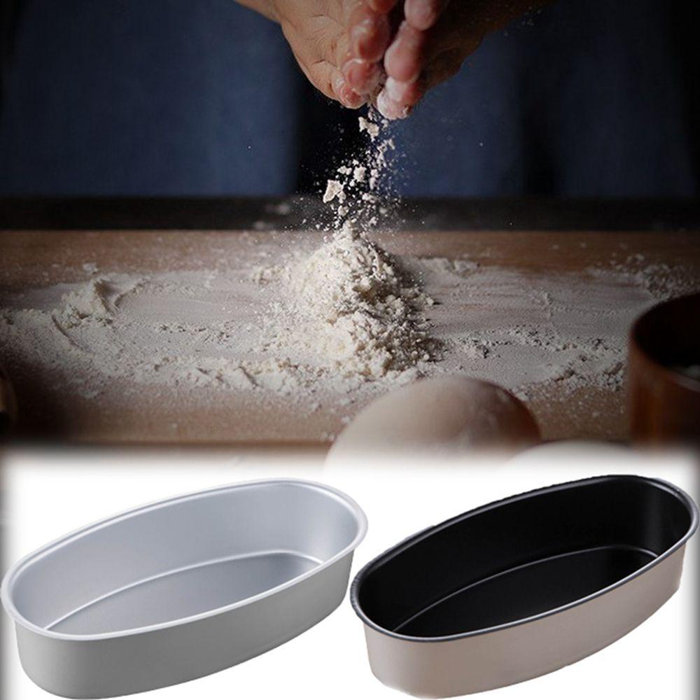 Chảo Nướng Bánh Mì Hình Oval Bằng Hợp Kim Nhôm Chất Lượng Cao