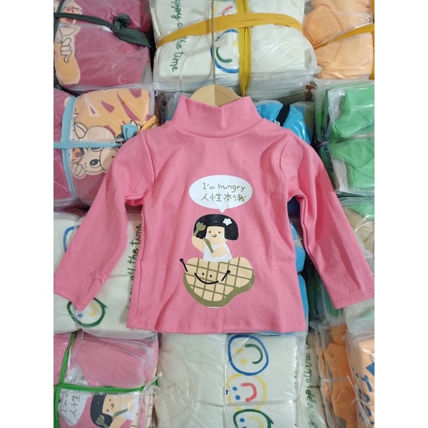 Áo thun cao cổ cho bé trai, bé gái K051