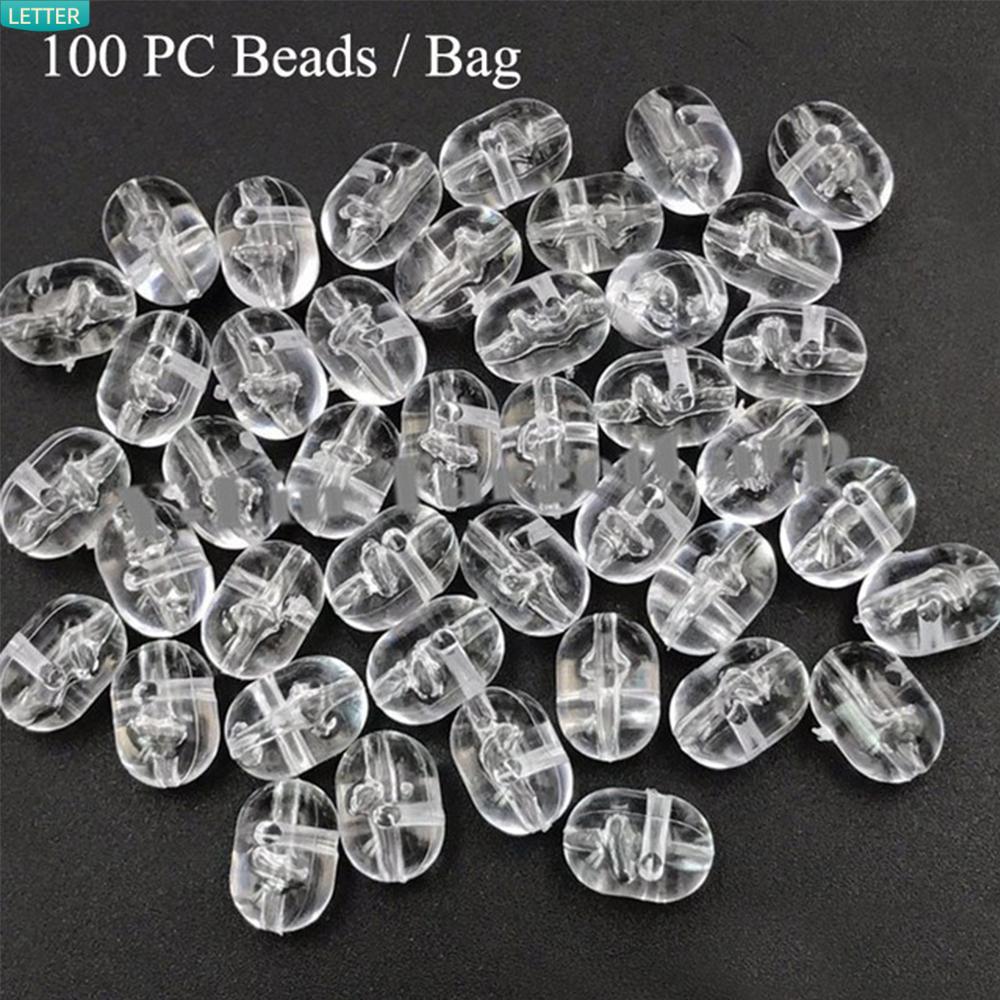 Set 100 Phụ Kiện Gắn Phao Câu Cá 47mm/50mm Trong Suốt