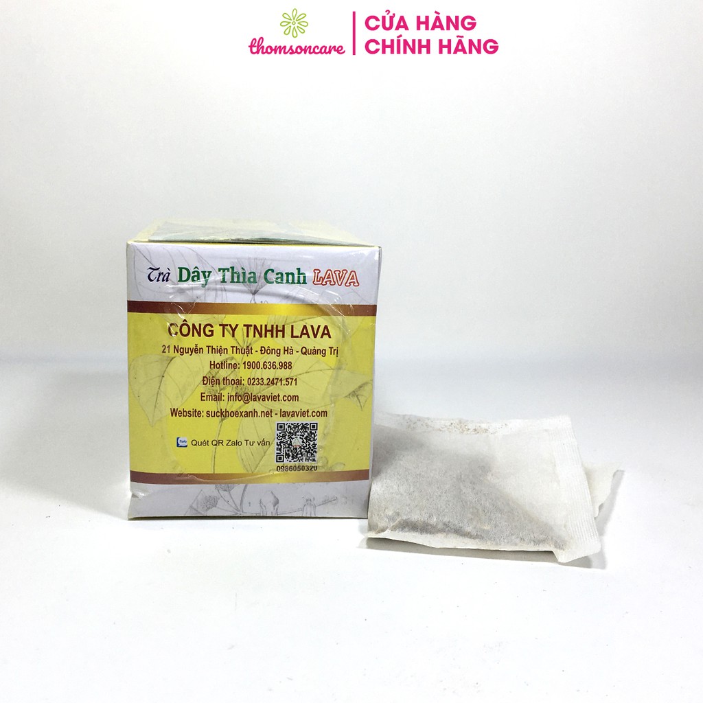 Trà túi lọc Dây Thìa Canh Lava 30 túi dành cho người tiểu đường type 1, 2 giúp làm giảm hạ đường huyết trong máu | BigBuy360 - bigbuy360.vn