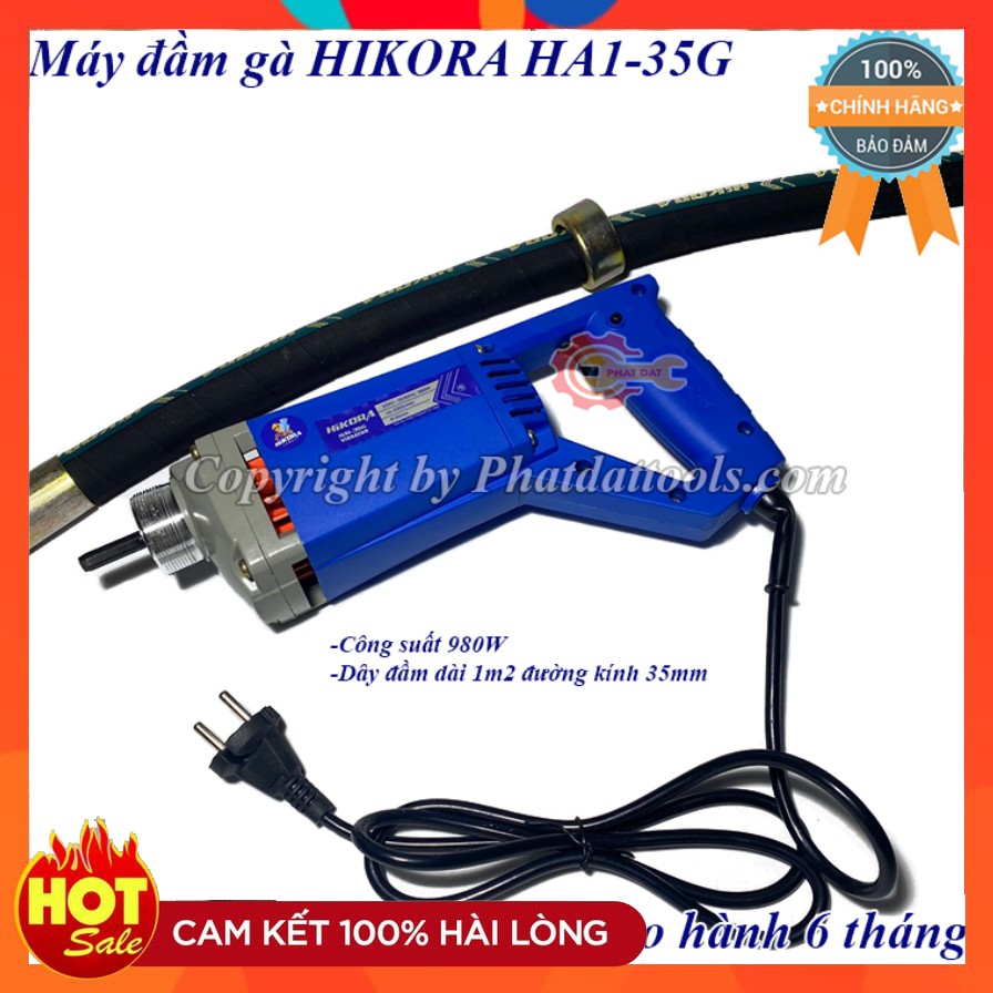 Máy đầm dùi betong cầm tay HIKORA HA1-35G