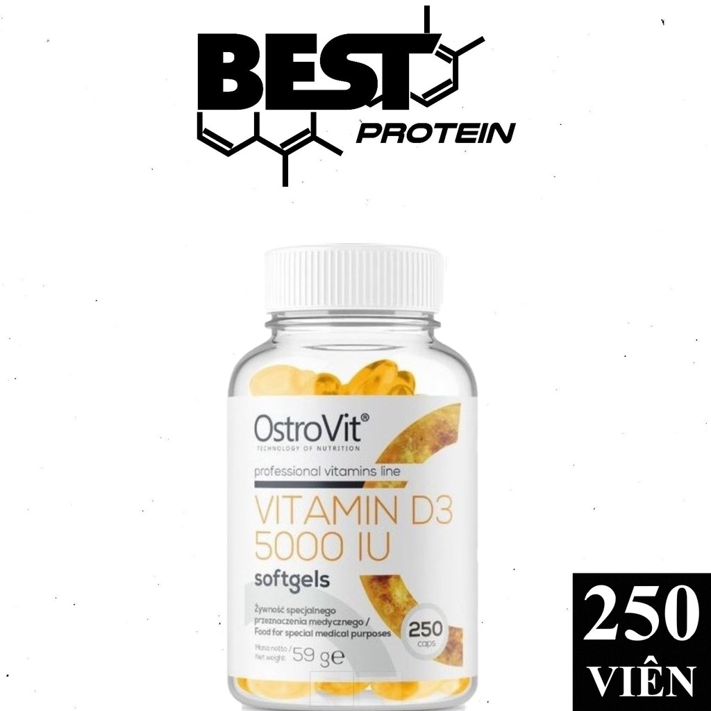 Thực Phẩm Bổ Sung Ostrovit Vitamin D3 5000IU 250 Viên | BigBuy360 - bigbuy360.vn