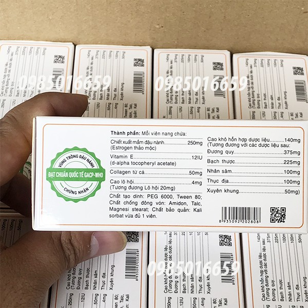 Bảo xuân Gold  -Bổ sung nội tiết tố nữ- Cải thiện sinh lý nữ- Đẹp da giảm nám sạm- Giảm bốc hỏa mất ngủ-Date 2026