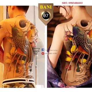 Hình xăm dán full lưng 10