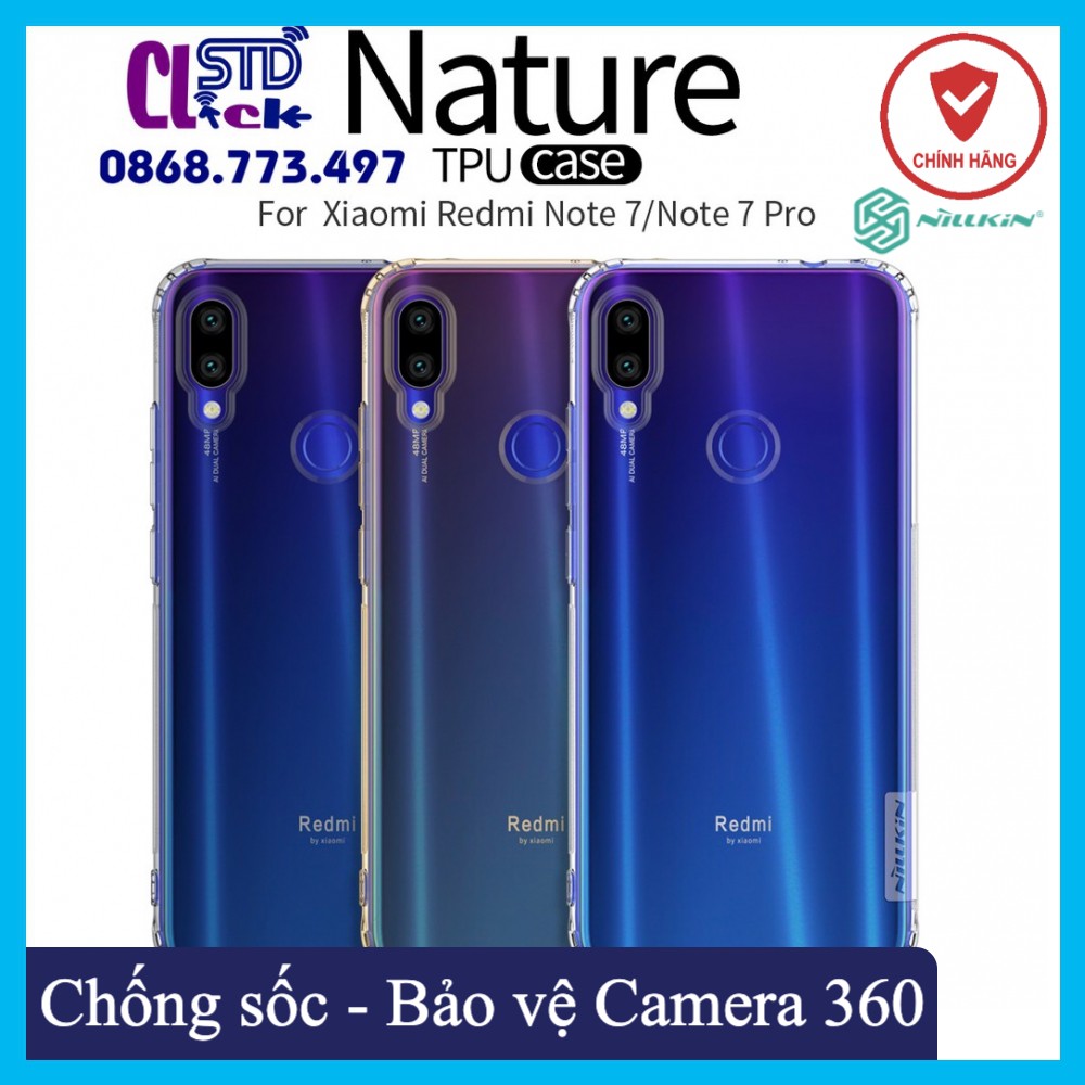 ỐP LƯNG XIAOMI REDMI NOTE 7 - REDMI NOTE 7 PRO NILLKIN SILICON CHÍNH HÃNG [NEW SALEOFF]