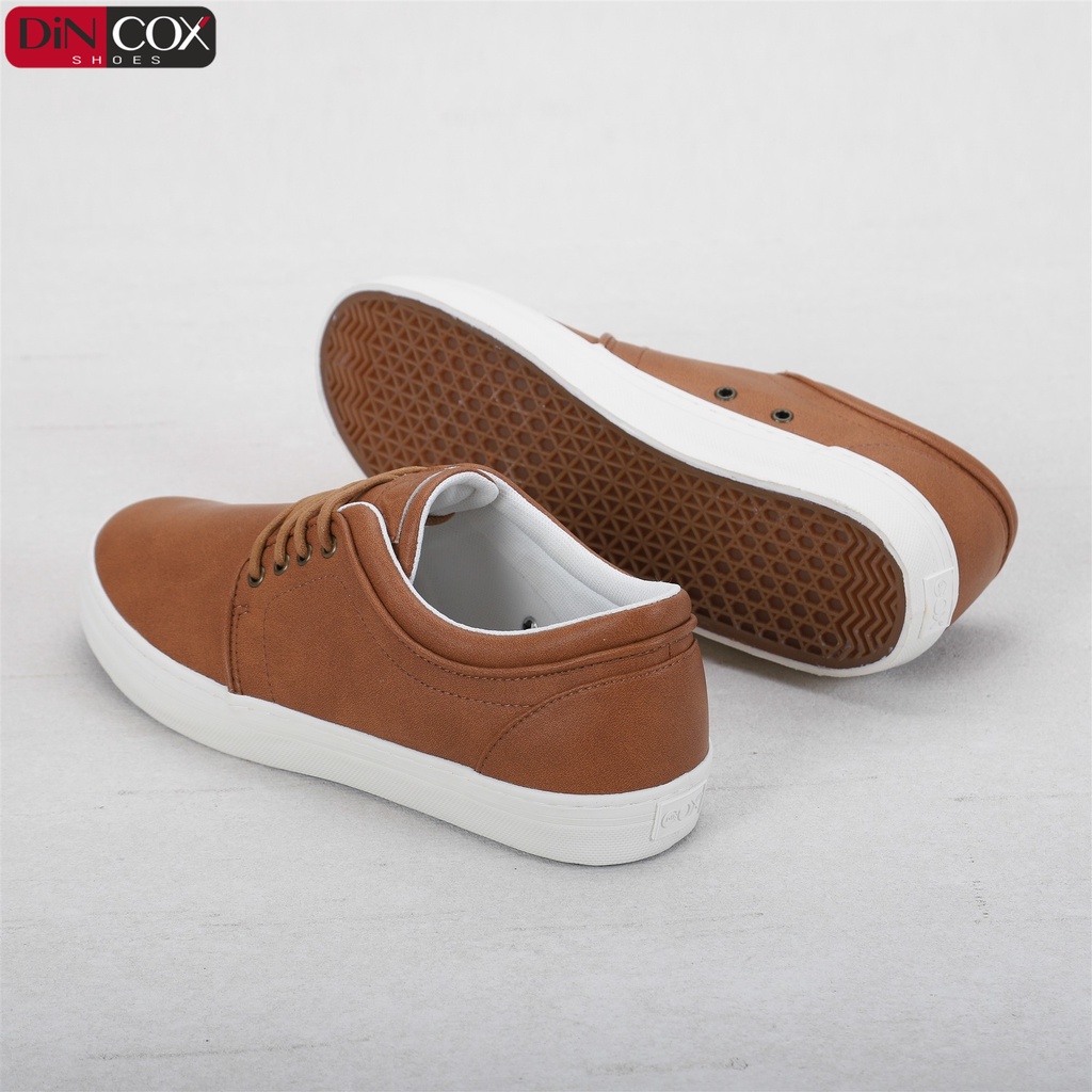 Giày Sneaker Da Nam DINCOX C03 Khí Chất Lịch Thiệp Tan