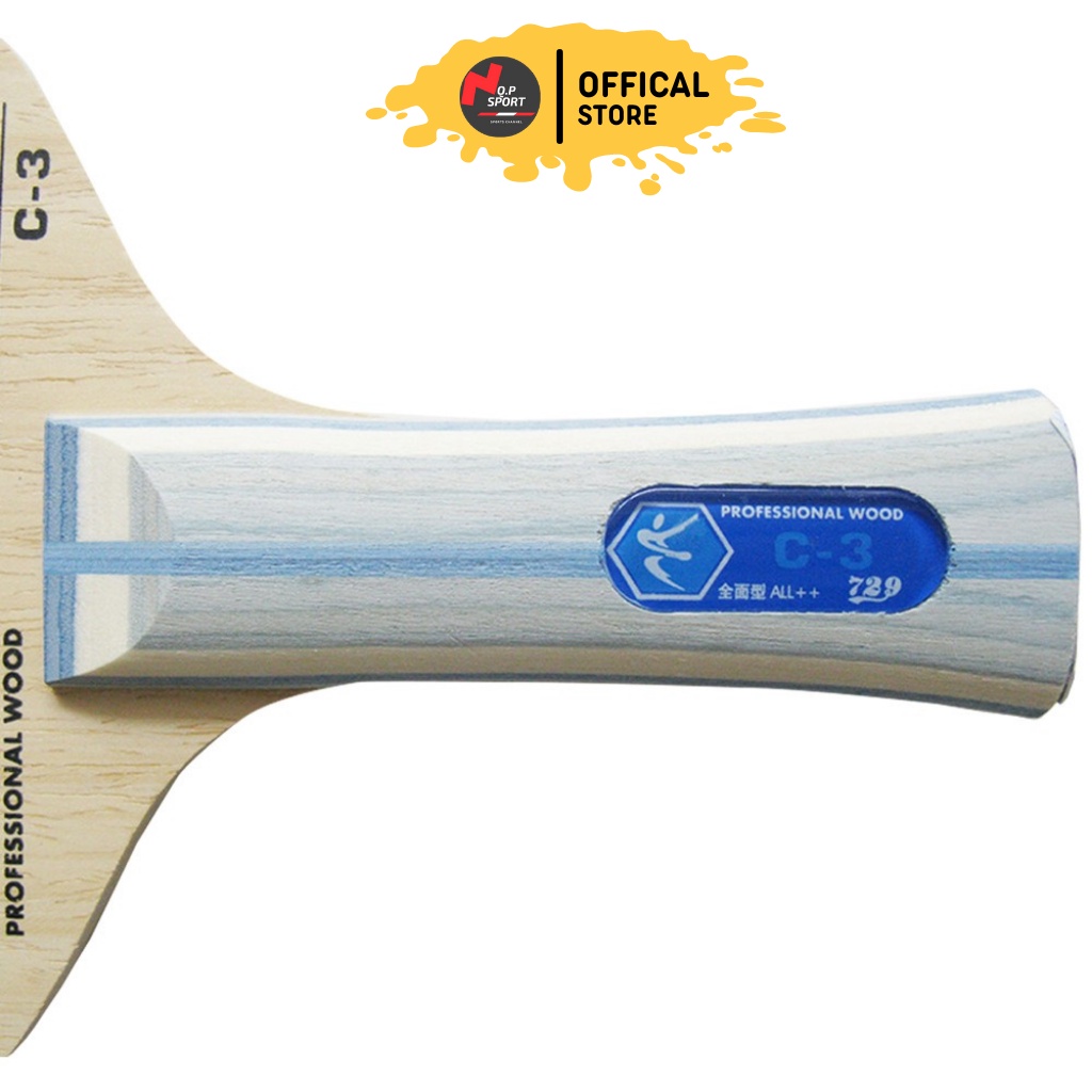 Cốt Vợt Bóng Bàn 729-C3 Cao Cấp, Chất Liệu Gỗ Ép Chắc Chắn_Tiêu Chuẩn Thi Đấu | 1 Chiếc