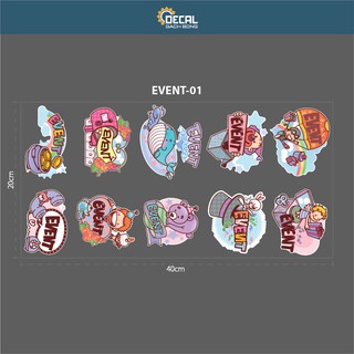 Sticker event - Decal Gach Bong