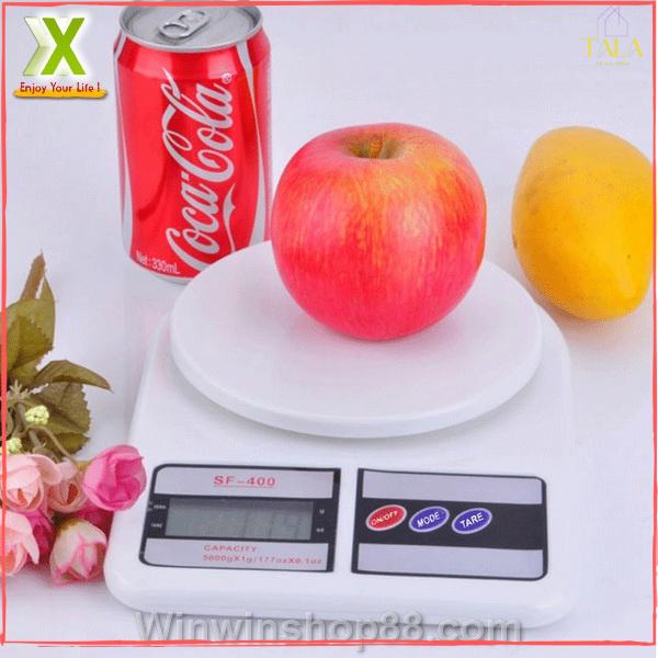 Cân Tiểu Li SF 400 - Cân Điện Tử Nhà Bếp, Làm Bánh Định Lượng từ 10g - Độ Chính Xác Cao Nhỏ Gọn - Kèm 2 Viên Pin AAA