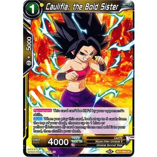 Thẻ bài Dragonball - TCG - Caulifla, the Bold Sister / BT7-085'