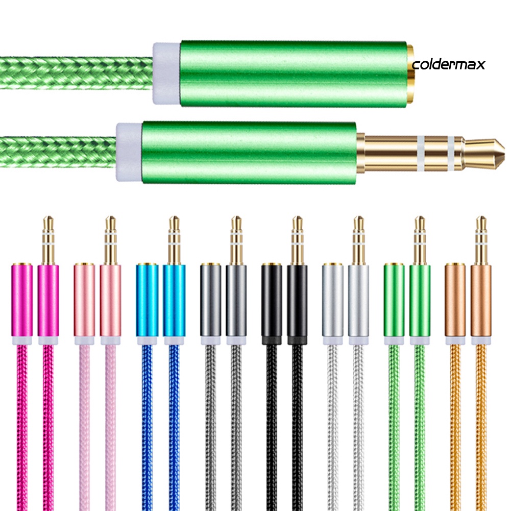 Dây Cáp Chuyển Đổi Âm Thanh Từ Giắc Cắm 3.5mm Sang Ổ Cắm Cho Pc Laptop