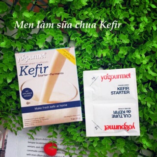 Men dùng làm sữa chua lợi khuẩn Kefir gói 5g date 9/2020