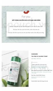 Nước hoa hồng cho da dầu mụn Essenherb