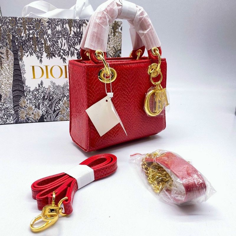 Túi Dior da rắn super