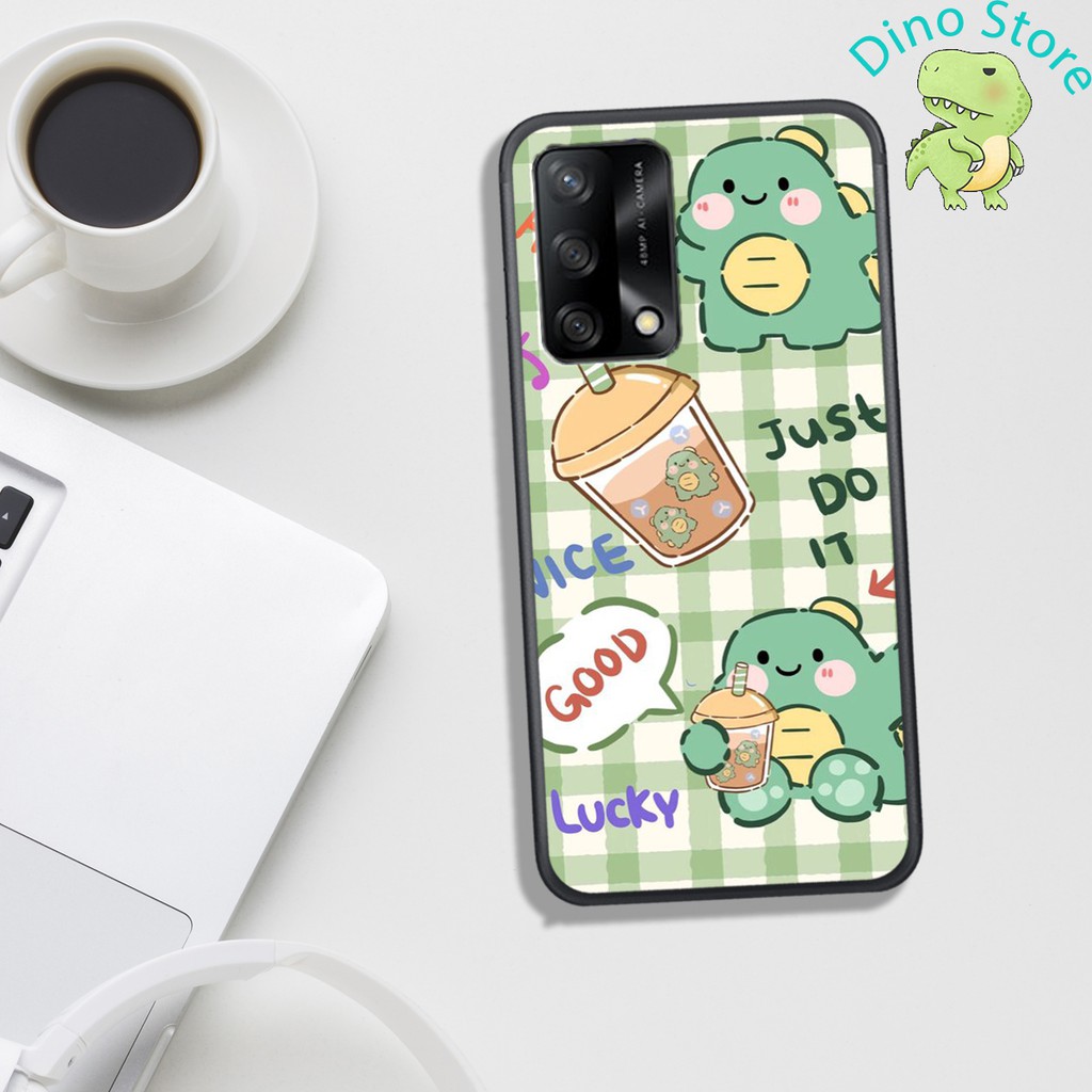 ỐP LƯNG OPPO A54/A74/A94  ,  IN HÌNH KHỦNG LONG NGỘ NGHĨNH VÀ CUTE