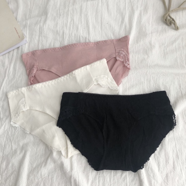 Bộ đồ lót nữ [FREESHIP], bộ đồ lót nữ cotton tăm mềm mịn mặc mát đệm mỏng cực thoải mái chất dày dặn | BigBuy360 - bigbuy360.vn