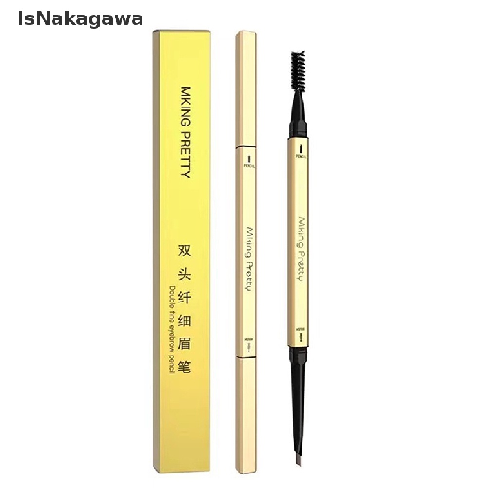 Bút chì kẻ lông mày hai đầu 5 màu tùy chọn siêu mịn chống nước | BigBuy360 - bigbuy360.vn
