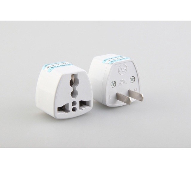 Ổ chuyển đổi phích cắm từ 3 chân sang 2 chân dùng cho điện áp 220V cao cấp