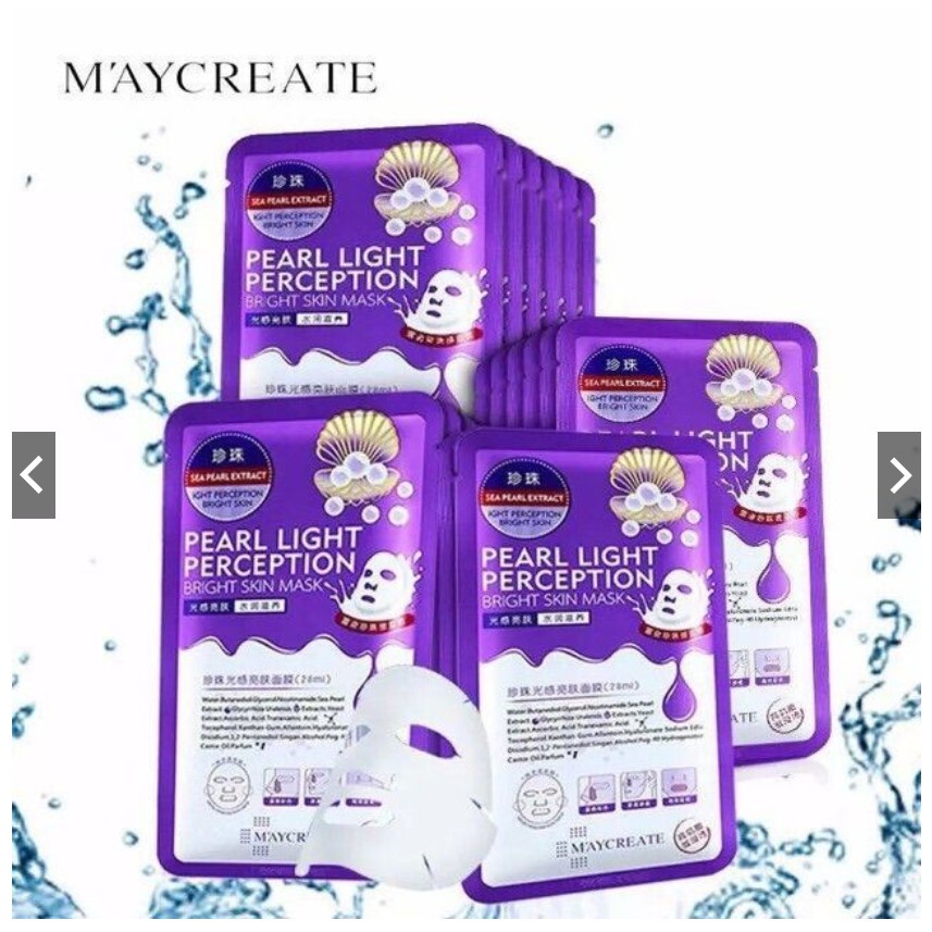 Mặt nạ giấy ha maycreate mask dưỡng ẩm trắng sáng da 28ml