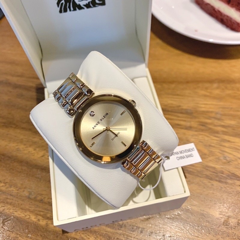 Thanh lý Đồng hồ Nữ ANNE KLEIN model AK/2434RGRG tone gold sang trọng