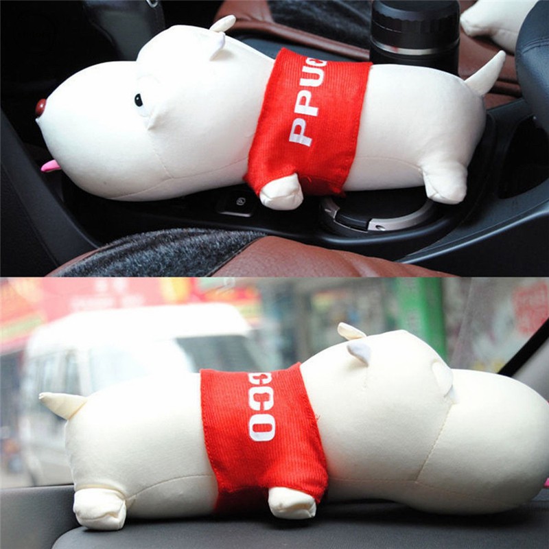 Túi than tre hình chú cún dáng dài 28cm dùng khử mùi cho xe hơi tiện dụng