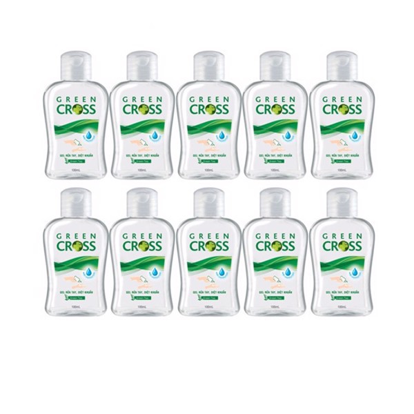 Dung dịch rửa tay khô Green Cross hương trà xanh chai 100ml | BigBuy360 - bigbuy360.vn