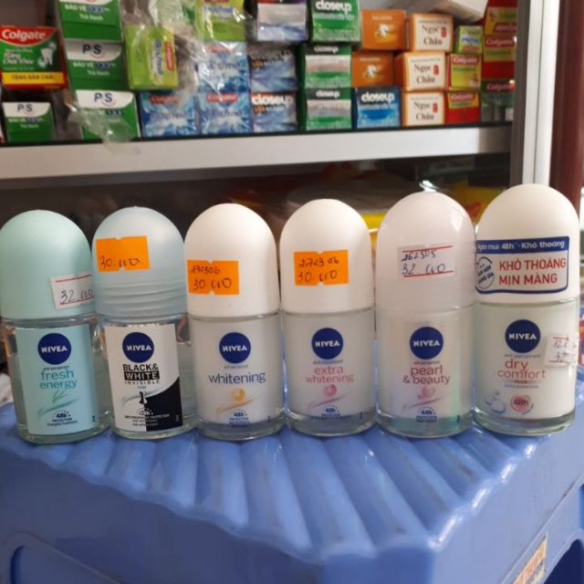LĂN KHỬ MÙI 48H HIỆU QUẢ CHO NỮ NIVEA 25ML, ĐỦ CÁC LOẠI