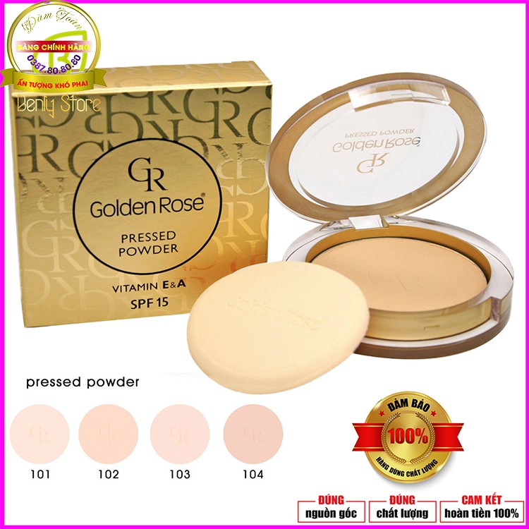 Phấn phủ SIÊU MỊN, KIỀM DẦU, ĐA NĂNG, CHE KHUYẾT ĐIỂM, CHÍNH HÃNG golden rose pressed powder madein thổ nhĩ kỳ | BigBuy360 - bigbuy360.vn