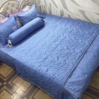 Chăn ga gối satin 1 màu