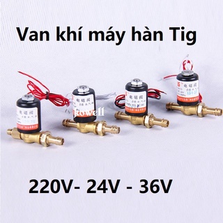 Van khí tig 24v- 36v - 220v dùng cho máy hàn